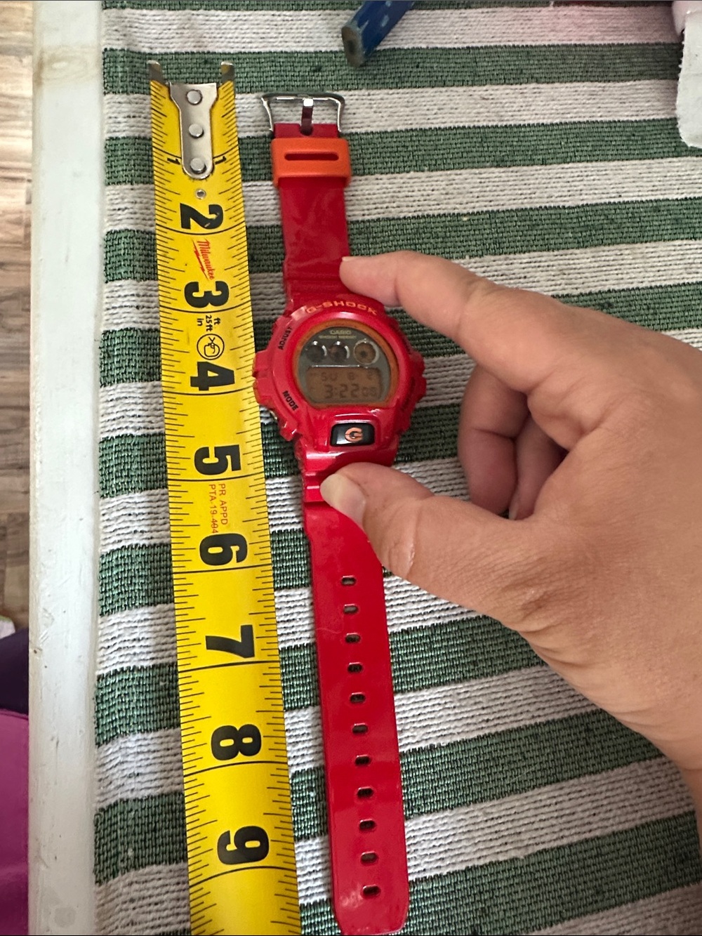 G-Shock Red Digital Resin Sports Watch